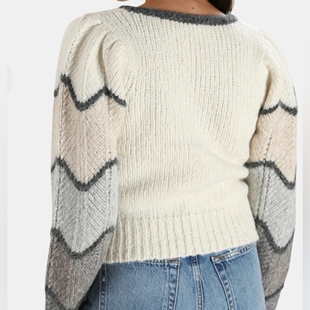 Loveshackfancy Aspyn Pullover- Cloudy Grey - image 2